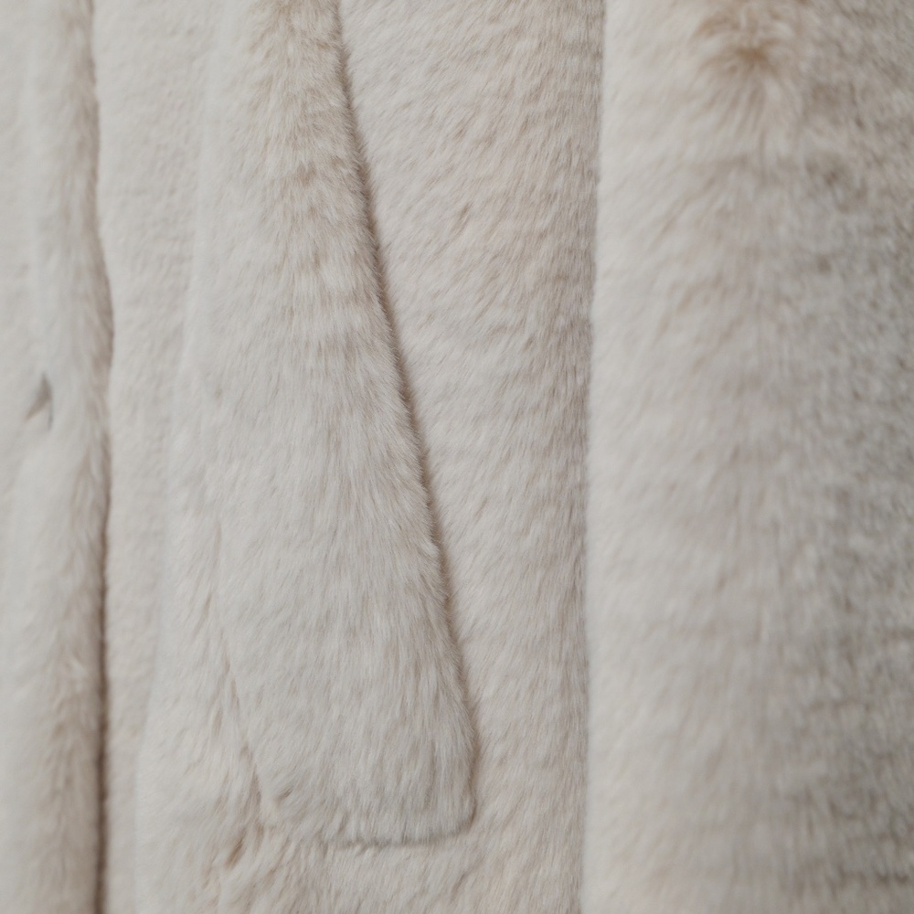 Abercrombie Faux fur coat size S - Picture 4 of 7